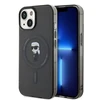 Apple iPhone 13 / 14 / 15 Karl Lagerfeld dėklas IML Ikonik MagSafe (KLHMP14SHFCKNOK) juodos spalvos