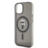 Karl Lagerfeld KLHMP14SHFCKNOK Apple iPhone 14/ 15 / 13 6.1″ juodos spalvos kietas dėklas IML Ikonik MagSafe