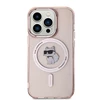 Apple iPhone 14 Pro Max Karl Lagerfeld dėklas IML Choupette MagSafe (KLHMP14XHFCCNOP) rožinės spalvos