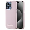 Karl Lagerfeld KLHMP15LPGMSRPP Apple iPhone 15 Pro 6.1" dėklas telefonui rožinės spalvos FW Metal Plate MagSafe