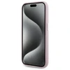 Karl Lagerfeld KLHMP15LPGMSRPP Apple iPhone 15 Pro 6.1" dėklas telefonui rožinės spalvos FW Metal Plate MagSafe