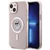 Apple iPhone 15 Plus Karl Lagerfeld dėklas IML Choupette MagSafe (KLHMP15MHFCCNOP) rožinės spalvos