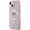 Apple iPhone 15 Plus Karl Lagerfeld dėklas IML Choupette MagSafe (KLHMP15MHFCCNOP) rožinės spalvos