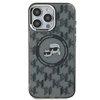 Apple iPhone 15 Pro Max Karl Lagerfeld IML Monogram Karl&amp;Choupette Head MagSafe (KLHMP15XHMCKMHK) dėklas telefonui juodos spalvos