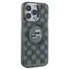 Apple iPhone 15 Pro Max Karl Lagerfeld IML Monogram Karl&amp;Choupette Head MagSafe (KLHMP15XHMCKMHK) dėklas telefonui juodos spalvos