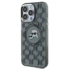 Apple iPhone 15 Pro Max Karl Lagerfeld IML Monogram Karl&amp;Choupette Head MagSafe (KLHMP15XHMCKMHK) dėklas telefonui juodos spalvos