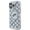 Apple iPhone 15 Pro Max Karl Lagerfeld IML Monogram Karl&amp;Choupette Head MagSafe (KLHMP15XHMCKMHT) dėklas telefonui skaidrus
