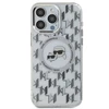 Apple iPhone 15 Pro Max Karl Lagerfeld IML Monogram Karl&amp;Choupette Head MagSafe (KLHMP15XHMCKMHT) dėklas telefonui skaidrus