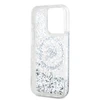 Karl Lagerfeld Liquid Glitter Karl Head MagSafe Apple iPhone 15 Pro Max - dėklas telefonui skaidrus