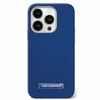 Karl Lagerfeld KLHMP16LPGMSRPB Apple iPhone 16 Pro 6.3" dėklas telefonui mėlynos spalvos FW Metal Plate MagSafe