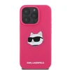 Karl Lagerfeld Silicone Choupette Head MagSafe Apple iPhone 16 Pro – dėklas telefonui rožinės spalvos
