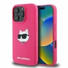 Karl Lagerfeld Silicone Choupette Head MagSafe Apple iPhone 16 Pro – dėklas telefonui rožinės spalvos