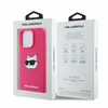 Karl Lagerfeld Silicone Choupette Head MagSafe Apple iPhone 16 Pro – dėklas telefonui rožinės spalvos