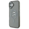 Dėklas Karl Lagerfeld KLHMP16MHLSKCK Apple iPhone 16 Plus 6.7" juodos spalvos hardcase IML Metal Karl&amp;Choupette Head