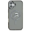 Dėklas Karl Lagerfeld KLHMP16MHLSKCK Apple iPhone 16 Plus 6.7" juodos spalvos hardcase IML Metal Karl&amp;Choupette Head