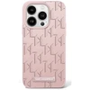 Apple iPhone 16 Karl Lagerfeld Hot Stamp MagSafe (KLHMP16SPKHPORPP) dėklas telefonui rožinės spalvos