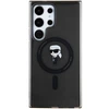 Karl Lagerfeld KLHMS24LHFCKNOK Samsung Galaxy S24 Ultra S928 dėklas telefonui Juodas spalvos hardcase IML Ikonik MagSafe