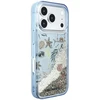 Karl Lagerfeld Liquid Glitter Beach dėklas skirtas iPhone 18 Pro Mėlyna