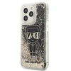 Apple iPhone 13 Pro Karl Lagerfeld dėklas Liquid Glitter Gatsby (KLHCP13LLGGKBK) juodos spalvos