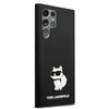 Samsung Galaxy S24 Ultra Karl Lagerfeld silikoninis dėklas Choupette (KLHCS24LSNCHBCK) juodos spalvos