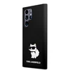 Samsung Galaxy S24 Ultra Karl Lagerfeld silikoninis dėklas Choupette (KLHCS24LSNCHBCK) juodos spalvos