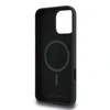 Dėklas Karl Lagerfeld Silicone Choupette Head Print MagSafe - Case Apple iPhone 16 Pro Max juodas