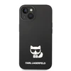 Dėklas Karl Lagerfeld KLHCP14MSLCTBK IPHONE 14 PLUS / 15 PLUS 6.7 "HARDCASE JUODA / Juodas SILICONE CHOUPETTE BODY