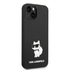 Karl Lagerfeld dėklas iPhone 14 Plus 6,7 KLHCP14MSNCHBCK juodas HC Silicone NFT Choupette