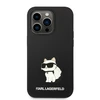 Apple iPhone 14 Pro Max Karl Lagerfeld dėklas Silicone Choupette (KLHCP14XSNCHBCK) juodos spalvos