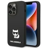 Apple iPhone 14 Pro Karl Lagerfeld dėklas Silicone Choupette Body (KLHCP14LSLCTBK) juodos spalvos
