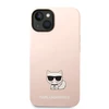 Dėklas Karl Lagerfeld KLHCP14MSLCTPI IPHONE 14 PLUS / 15 PLUS 6.7 "HARDCASE LIGHT Rožinis / LIGHT Rožinis SILICONE CHUPETTE BODY