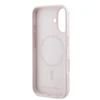 Karl Lagerfeld KLHMP16SSKCHPPLP Apple iPhone 16 6.1″ rožinės spalvos kietas dėklas Silicone Double Heads Print MagSa