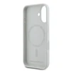 Karl Lagerfeld Liquid silikoninis K&amp;CH Heads MagSafe Apple iPhone 16 dėklas telefonui gelsvos spalvos