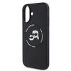 Karl Lagerfeld Liquid silikoninis K&CH Heads MagSafe Apple iPhone 16 dėklas telefonui juodos spalvos