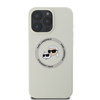 Dėklas Karl Lagerfeld Liquid silikoninis K&CH Heads MagSafe Apple iPhone 16 Pro rusvai gelsvas