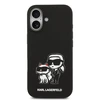 Karl Lagerfeld Liquid Silicone K&CH Sketch MagSafe dėklas skirtas Apple iPhone 17 juodos spalvos