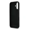 Karl Lagerfeld Liquid Silicone Metal Ikonik dėklas skirtas Apple iPhone 17 juodos spalvos