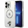 Apple iPhone 13 Pro Max Karl Lagerfeld dėklas Iconic Karl&Choupette Magsafe (KKLHMP13XHNKCIT) skaidrus