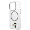 Apple iPhone 14 Pro Max Karl Lagerfeld dėklas IML NFT Karl&Choupette Magsafe (KLHMP14XHNKCIT) skaidrus