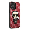 Apple iPhone 13 Pro Karl Lagerfeld dėklas Monogram Ikonik Patch raudonos spalvos