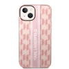 Dėklas Karl Lagerfeld KLHCP14MHKLSPCP IPHONE 14 PLUS / 15 PLUS 6.7 "HARDCASE Rožinis / Rožinis MONO VERTICAL STRIPE