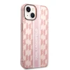 Dėklas Karl Lagerfeld KLHCP14MHKLSPCP IPHONE 14 PLUS / 15 PLUS 6.7 "HARDCASE Rožinis / Rožinis MONO VERTICAL STRIPE