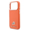 Karl Lagerfeld dėklas, skirtas IPHONE 17 Pro Max, suderinamas su MagSafe KLHMP17X6PFKCLO (PU FW W/ K&C Head Pin), oranžinis