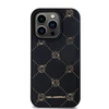 Karl Lagerfeld PU Karl Heads Pattern MagSafe dėklas telefonui Apple iPhone 15 Pro juodos spalvos