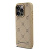 Karl Lagerfeld PU Karl Heads Pattern MagSafe dėklas telefonui Apple iPhone 15 Pro Max rusvai gelsvas