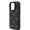 Karl Lagerfeld PU Karl Heads Pattern MagSafe dėklas telefonui Apple iPhone 15 Pro Max juodos spalvos