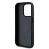 Karl Lagerfeld KLHMP15LPKHPORPK Apple iPhone15 Pro 6.1″ kietas dėklas juodos spalvos Leather Monogram Metal Logo MagSafe