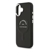 Karl Lagerfeld PU RSG Logo MagSafe dėklas skirtas Apple iPhone 17 juodos spalvos