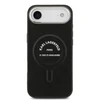 Karl Lagerfeld PU RSG Logo MagSafe dėklas skirtas Apple iPhone Air juodos spalvos
