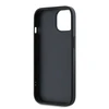 Karl Lagerfeld PU Saffiano Athleisure Stripe and Strap dėklas telefonui Apple iPhone 15 rožinės spalvos